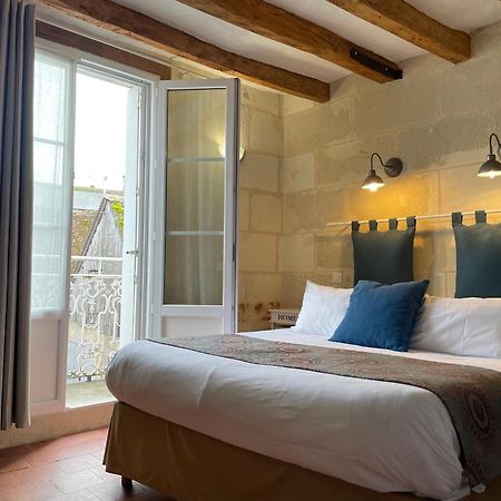 Logis Auberge Le Colombien - Hotel Et Restaurant Villandry Bagian luar foto