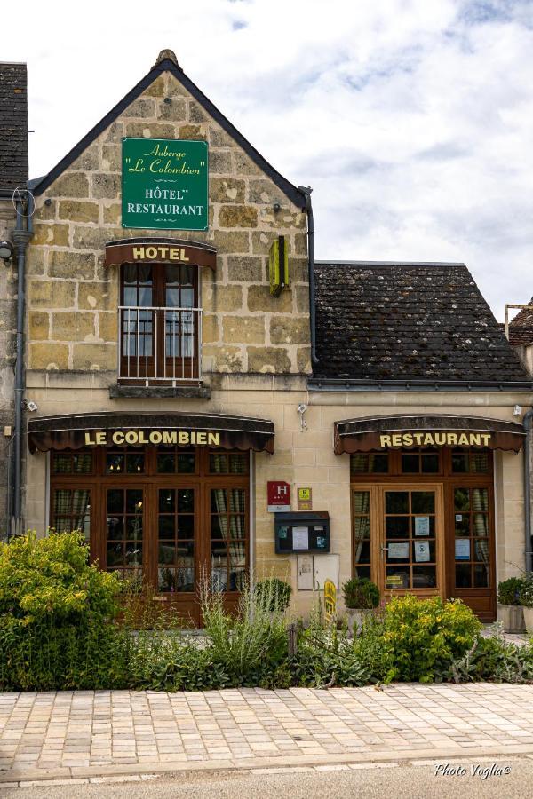 Logis Auberge Le Colombien - Hotel Et Restaurant Villandry Bagian luar foto