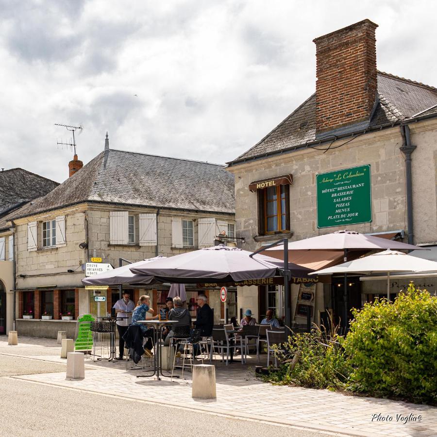 Logis Auberge Le Colombien - Hotel Et Restaurant Villandry Bagian luar foto