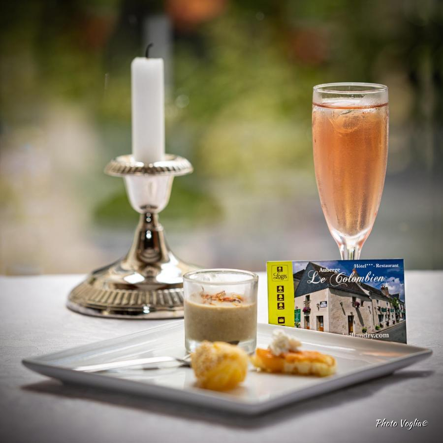 Logis Auberge Le Colombien - Hotel Et Restaurant Villandry Bagian luar foto