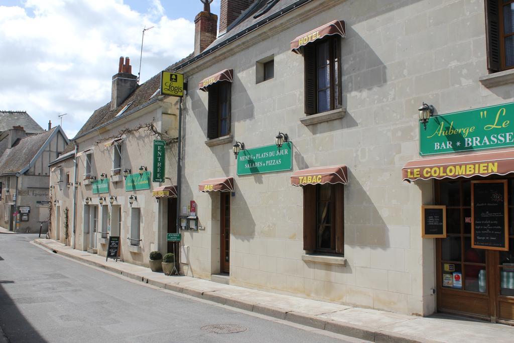 Logis Auberge Le Colombien - Hotel Et Restaurant Villandry Bagian luar foto