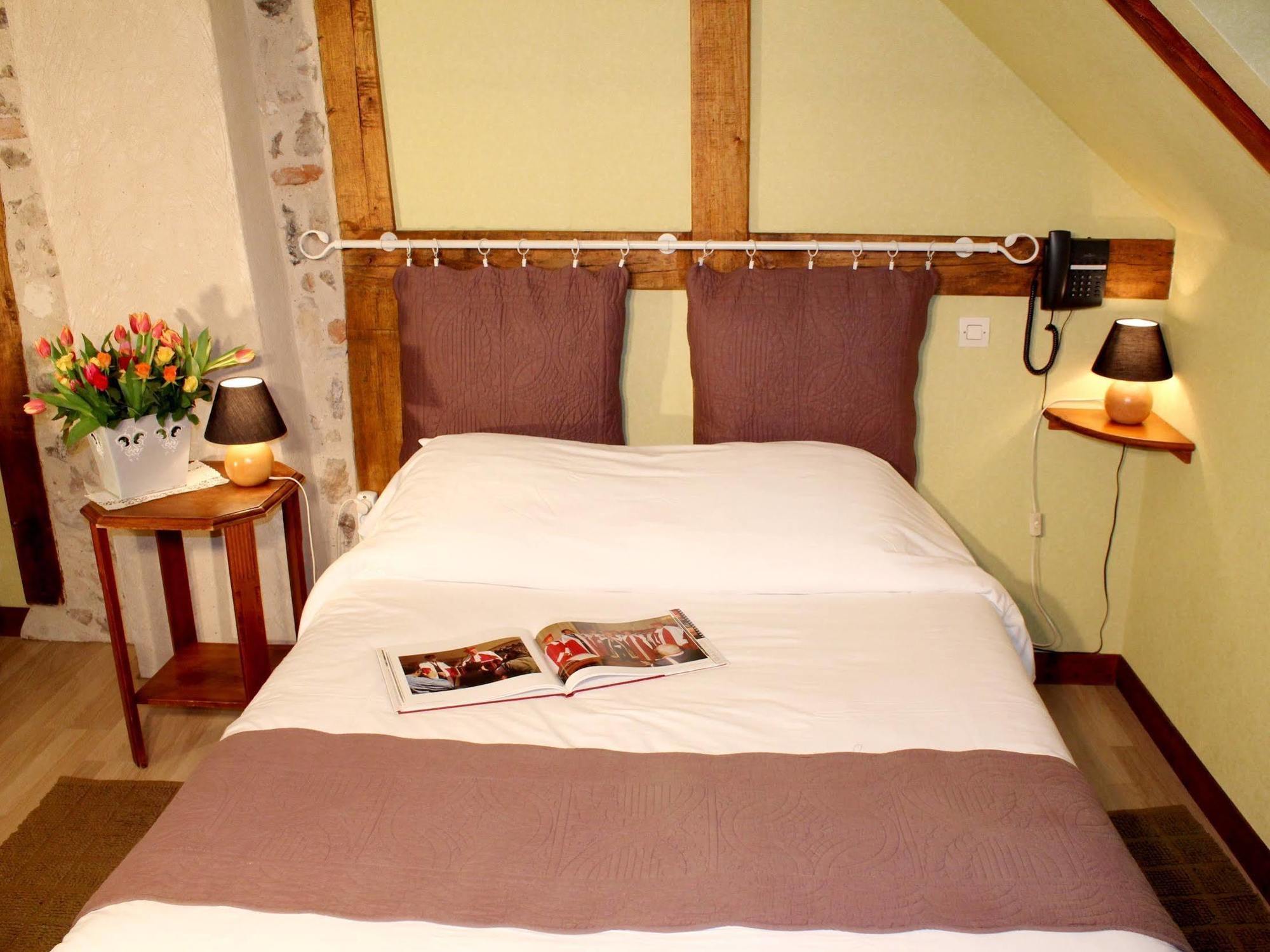 Logis Auberge Le Colombien - Hotel Et Restaurant Villandry Bagian luar foto